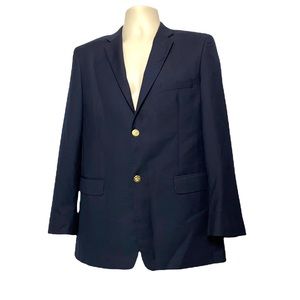 Bruno Piatelli Navy Gold Bottom Detail Sports Coat 20R